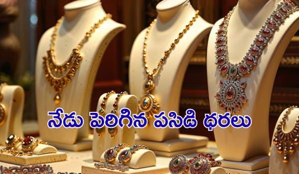 నేడు పెరిగిన పసిడి ధరలు: హైదరాబాద్, విజయవాడ సహా ప్రధాన నగరాల్లో 24K, 22K, 18K బంగారం రేట్లు ఇవే!