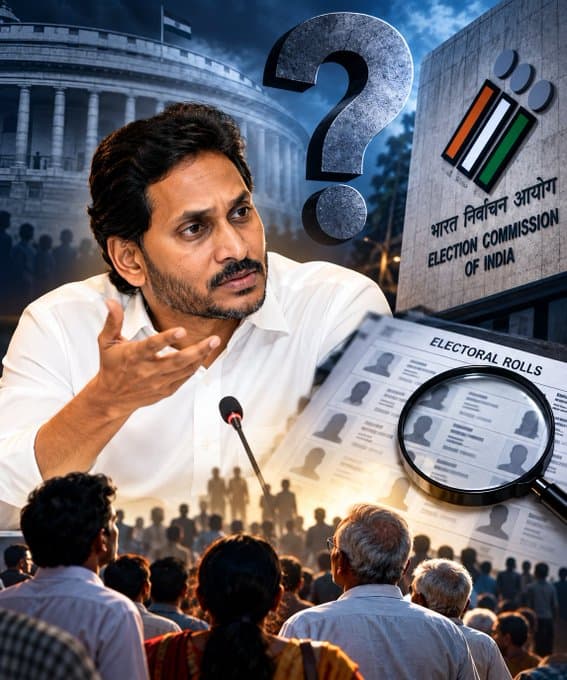 కేంద్ర ఎన్నికల సంఘంలో అంతర్గత విభేదాలపై వైఎస్ జగన్ తీవ్ర ఆందోళన: వ్యవస్థల పారదర్శకతపై కీలక వ్యాఖ్యలు!